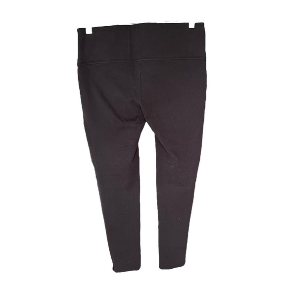 SPANX - Ankle Length Ponte Hem Slit Leggings   Tights Pants Black Sz L - Picture 4 of 8